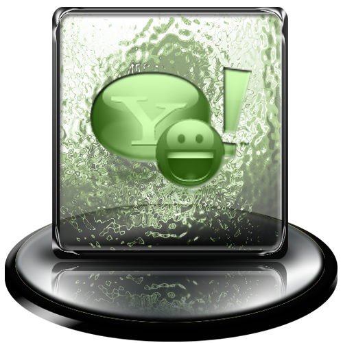 classic,green,yahoo,messenger icon