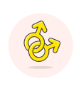gay, male, sign svg vector icon