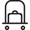 doorman, luggage, man, porter svg vector icon