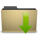 manilla,folder,downloads icon