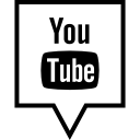 communication, media, social, youtube svg vector icon