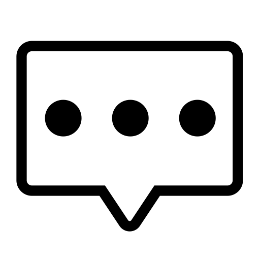 Message svg vector icon