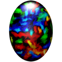 easter, egg, gem, jewel, opal, opalescent, opalesque, opaline, precious, stone icon