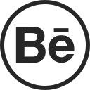 behance, circle, high quality, media, portfolio, social, social media svg vector icon
