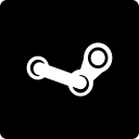 media, social, square, steam svg vector icon