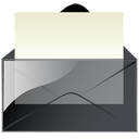 mail,black,envelop,message,email,letter icon
