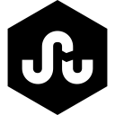 hexagon, media, social, stumbleupon svg vector icon