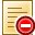 delete, note icon