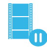 film,pause icon