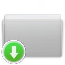 folder,drop,graphite icon
