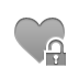 heart,lock,open icon