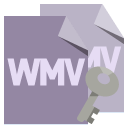 file,format,wmv,key icon