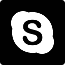 skype svg vector icon