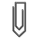 attachment, paperclip icon