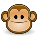 face, monkey svg vector icon