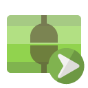 connect,vertical,right icon
