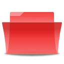 folder, red icon