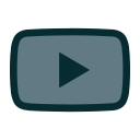 broadcast, google, streaming, video, youtube svg vector icon