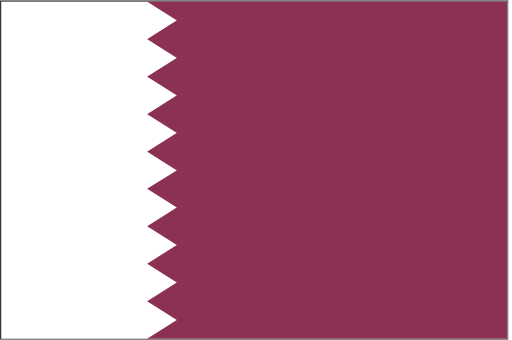 Qatar svg vector icon