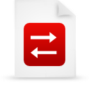 document, file, paper, red icon