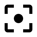 center, filter, focus svg vector icon