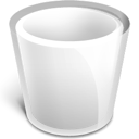 trash,empty,blank,recycle bin icon
