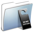 graphite,smooth,folder,do,not,disturb icon