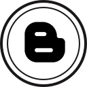 blogger, media, online, social svg vector icon