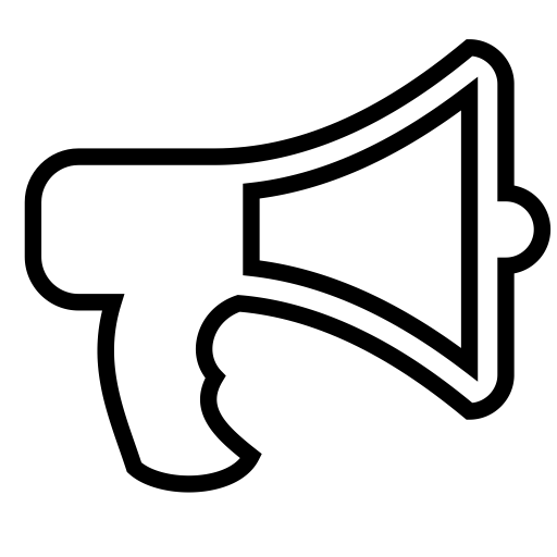 Bullhorn svg vector icon