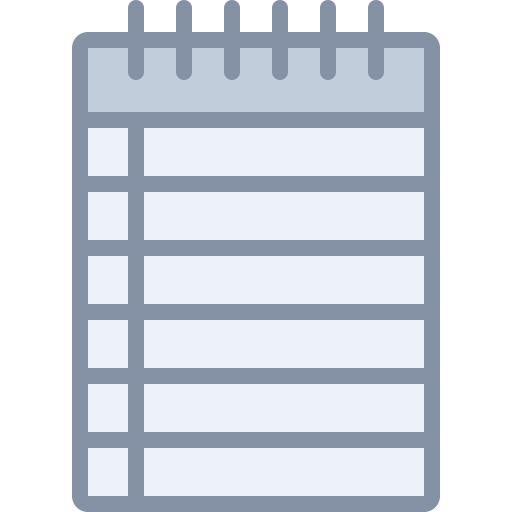 Notes svg vector icon