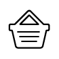 basket, cart, ecommerce, shopping icon