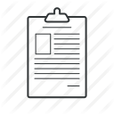 checklist, checkmark, clipboard, list, questionnaire, survey, tracklist icon