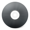 cd, noir icon