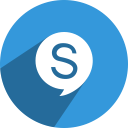 , media, network, sicher, social svg vector icon