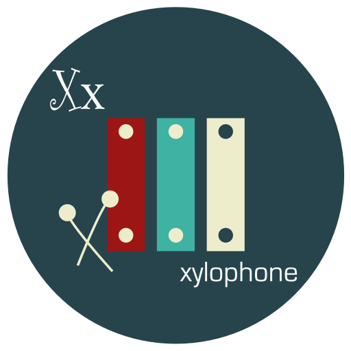 Xylophone svg vector icon