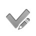 checkmark,pencil icon