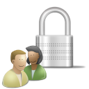 padlock,user,control,account,profile,people,human icon