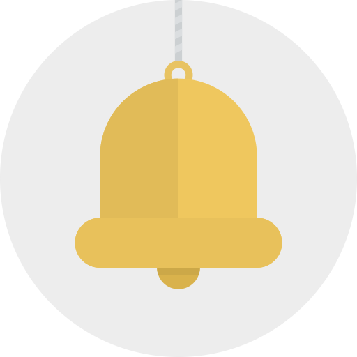 Bell svg vector icon