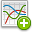 chart,curve,add,plus,graph icon