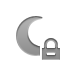 moon,lock icon