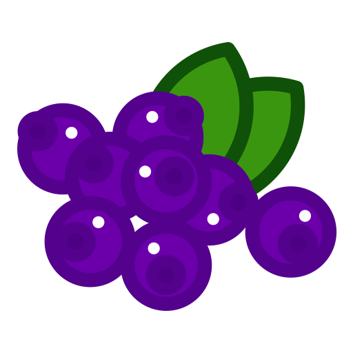 Blueberry svg vector icon