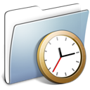 graphite,smooth,folder,clock,alarm,time,history,alarm clock icon