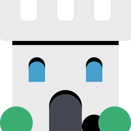 Castle svg vector icon