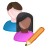 user,edit,write,writing,account,profile,people,human icon