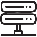 communication, computing, data, database, device, network, server svg vector icon