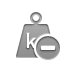weight,kilogram,delete icon