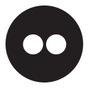 flickr, networks, search, share, social, socialmedia svg vector icon