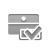 cashbox,checkmark icon