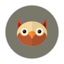 owl svg vector icon