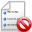 list,delete,del,remove,listing icon